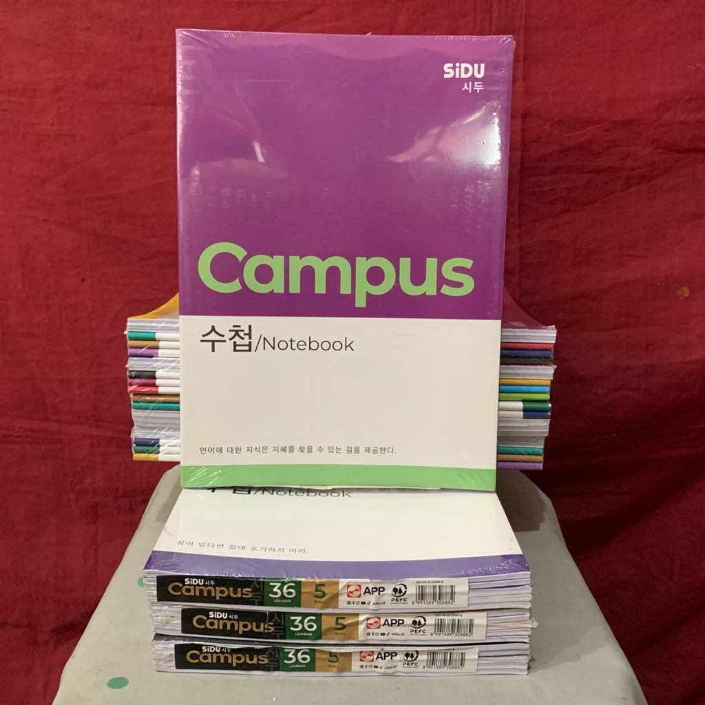 

[SIDU] ORIGINAL - ISI 36 LEMBAR BUKU TULIS BOXY SIDU CAMPUS NOTEBOOK SEKOLAH CATATAN KANTOR KULIAH MURAH