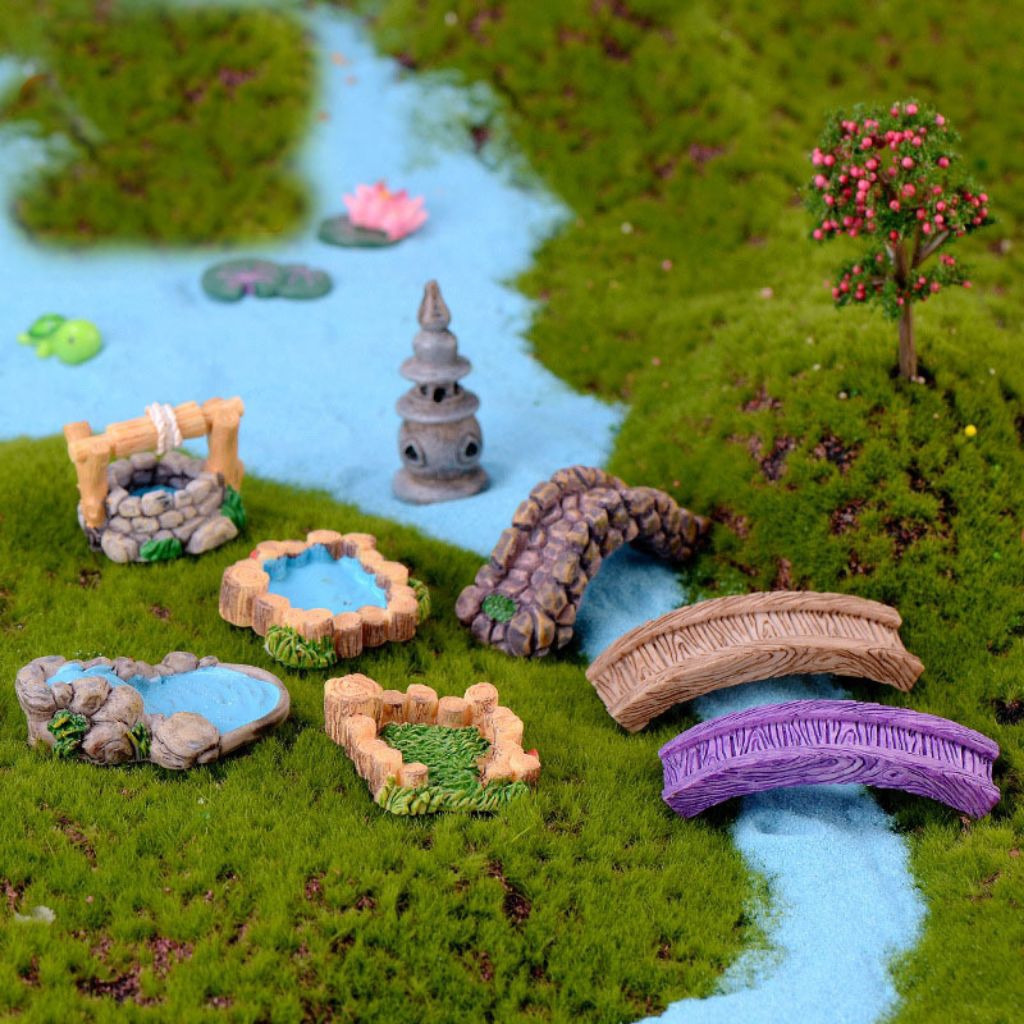 MINIATUR KOLAM SUMUR JEMBATAN