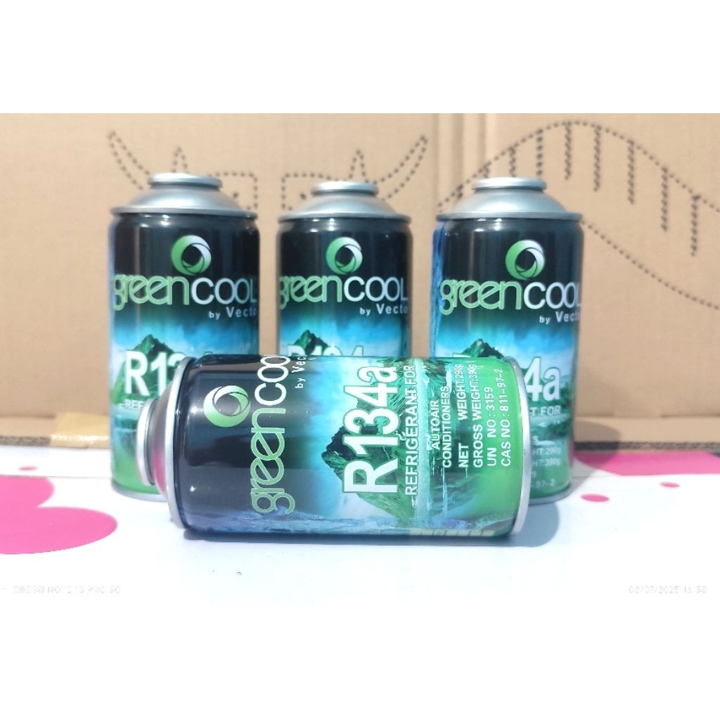 Freon R134 Greencool @390gr per pcs | Freon AC Mobil | Freon Kulkas