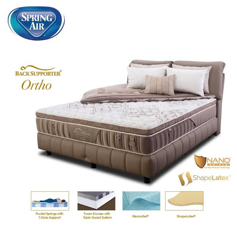 SpringBed Spring Air Back Suporter Ortho  | Mattress Set