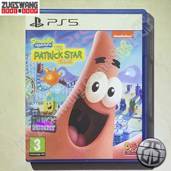 SPONGEBOB SQUAREPANTS THE PATRICK STAR GAME kaset bd ps5 playstation ps 5 2nd bekas used second preo