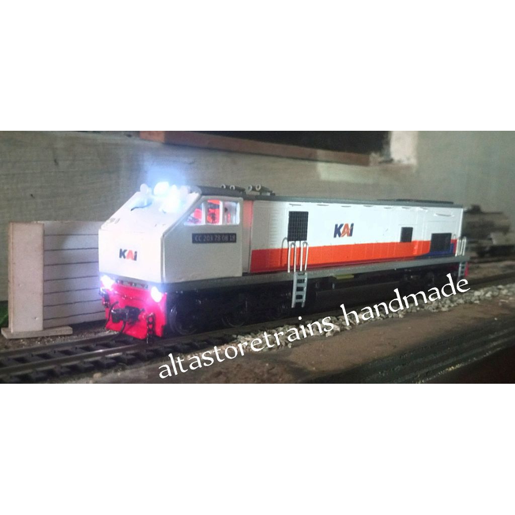 Miniatur Kereta api  bermesin analog