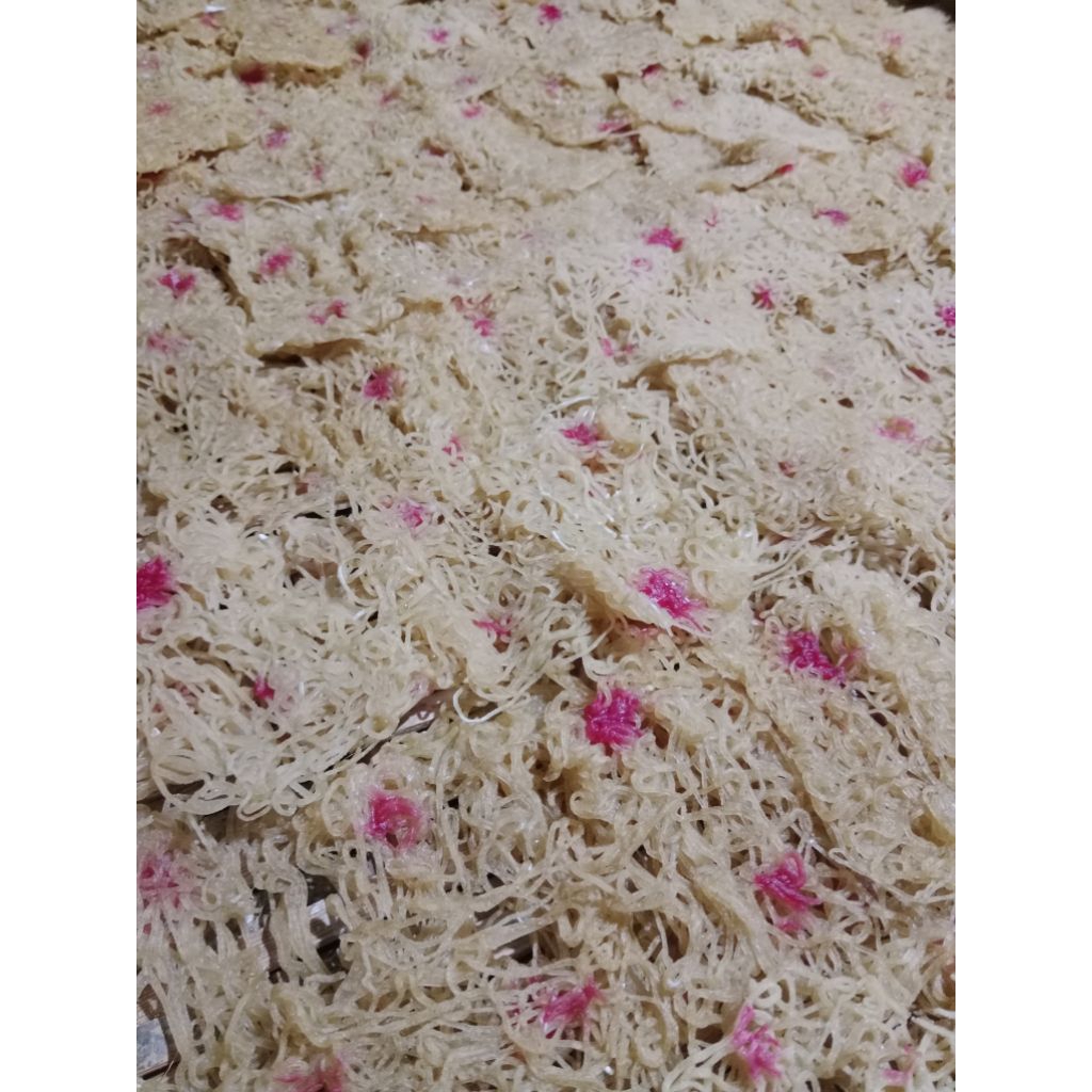 

krupuk petulo mentah 1kg terbuat dari singkong