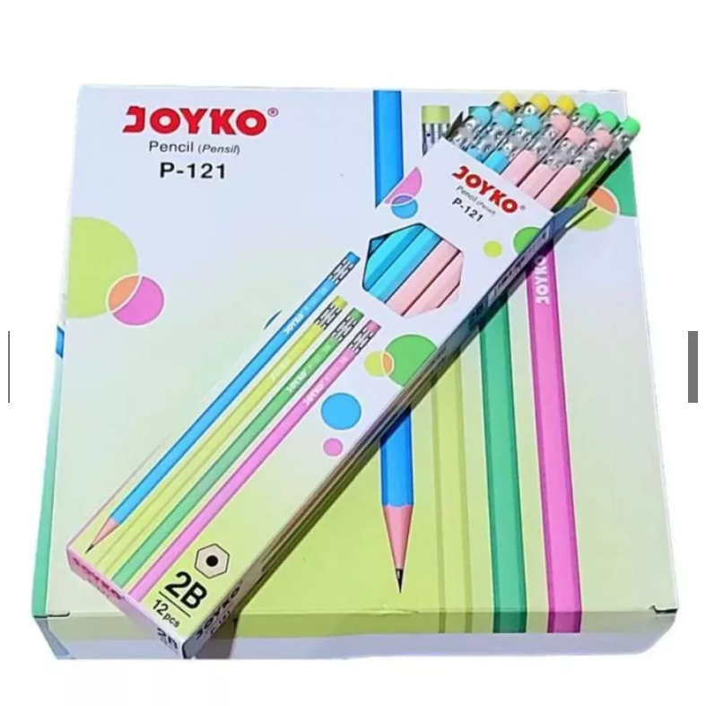 

(PJJ) Pensil Custom Kayu Joyko Nama Grafir Laser | FREE Custom Nama/Logo | Pensil Kayu Custom Grafir Laser Pensil Engrave