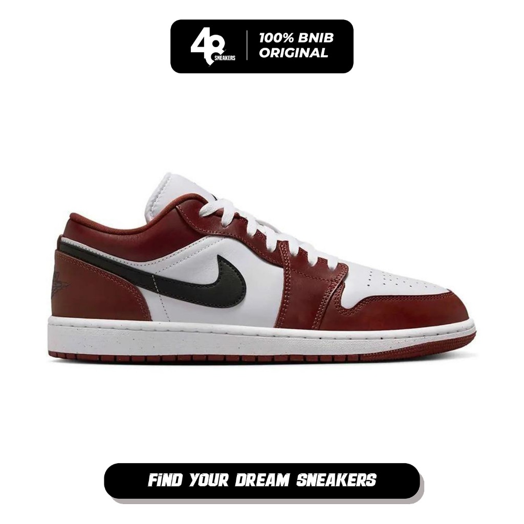 Sepatu Pria Air Jordan 1 Low SE "Dark Pony" (HF3148-102)