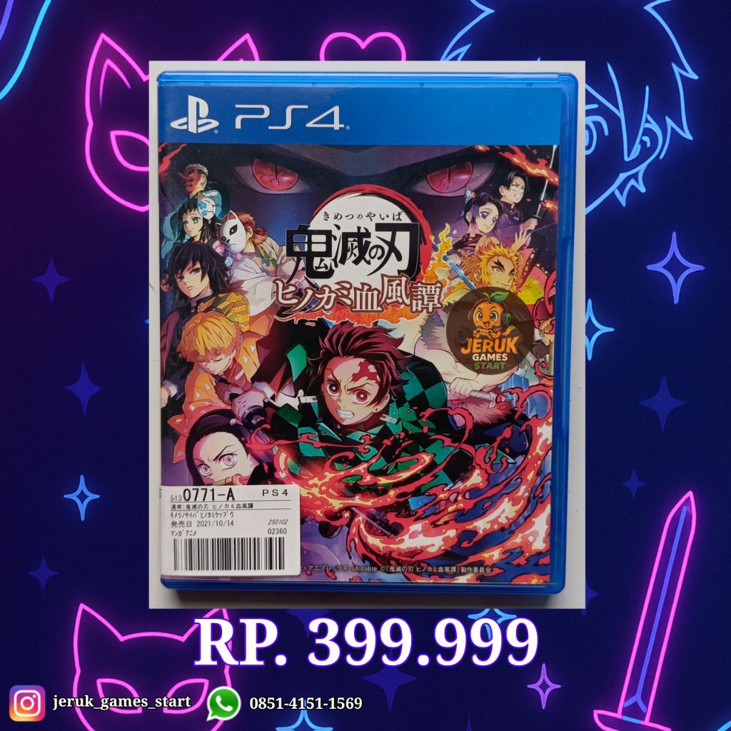 BD / KASET DEMON SLAYER PS4
