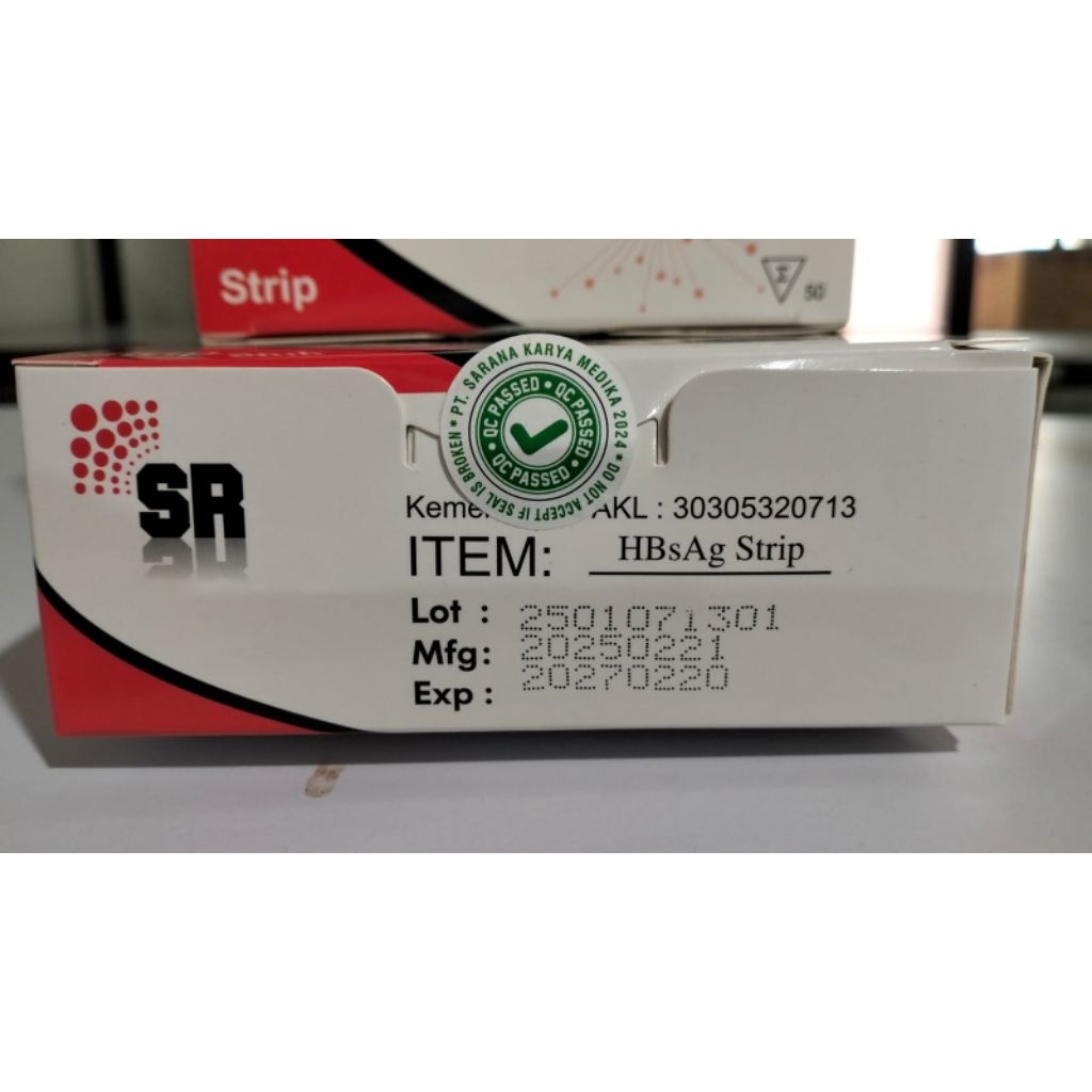 Rapit test hbsag strip sr 50's