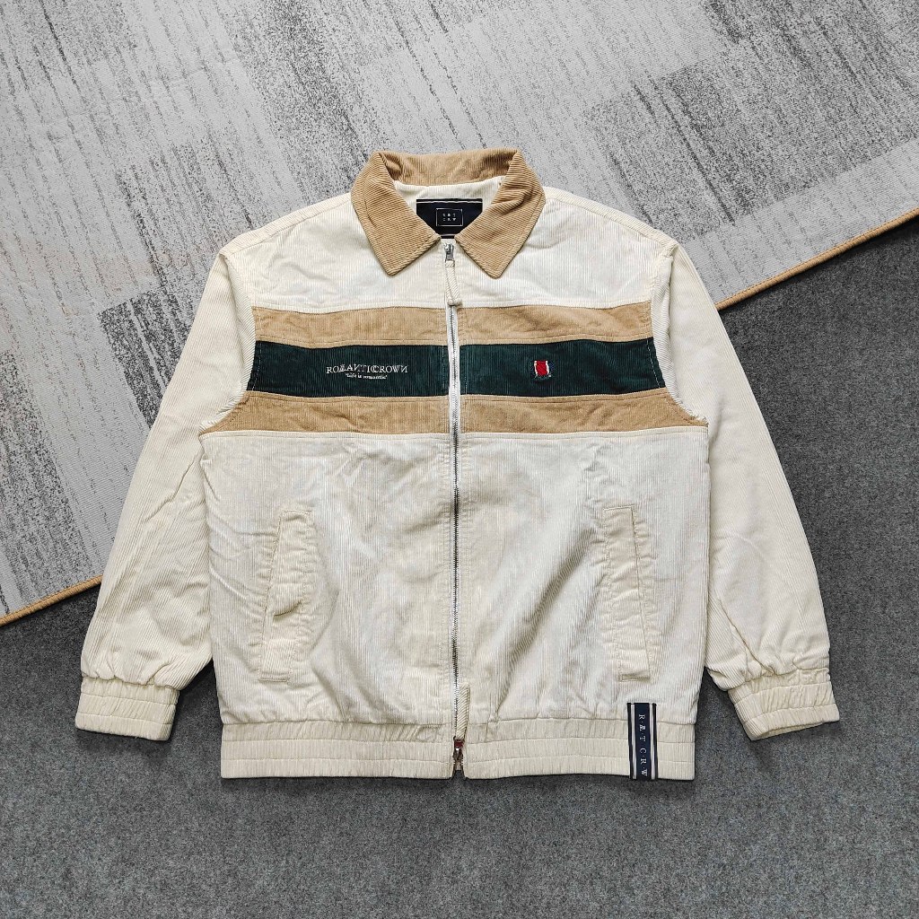 Romantic Crown Corduroy Blouson Jacket Jaket Outer Luaran