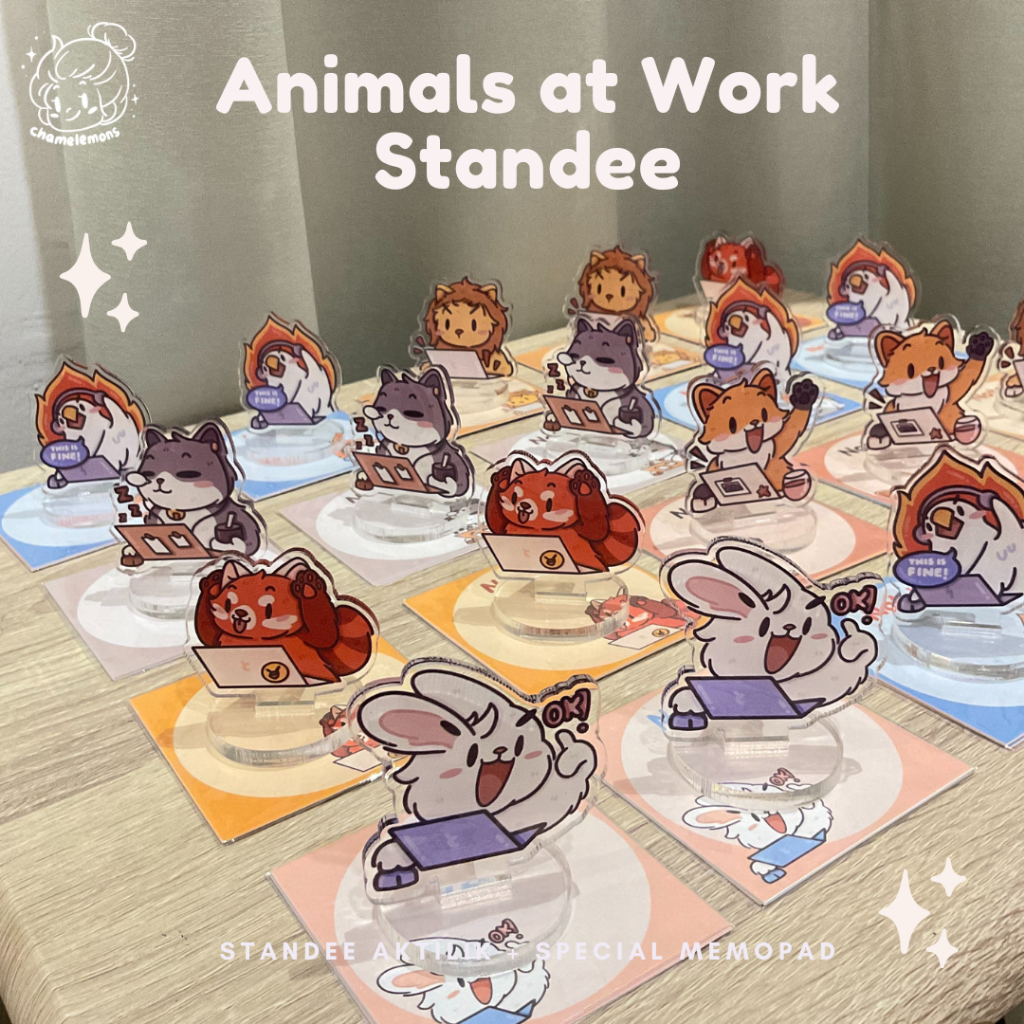 Chamelemons Standee Clip - Animals At Work