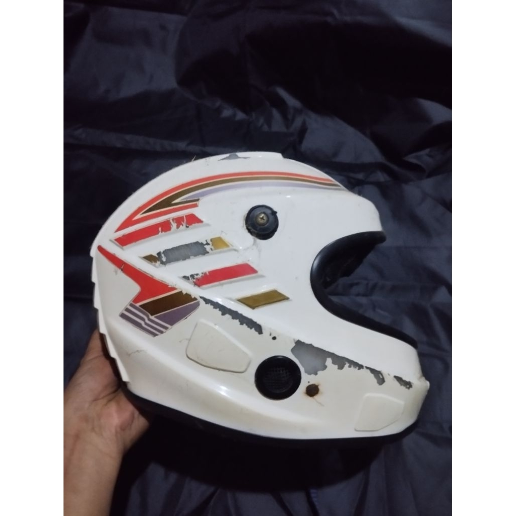 helm fullface DMI vigano helm cakil helm robot vintage jadul asli