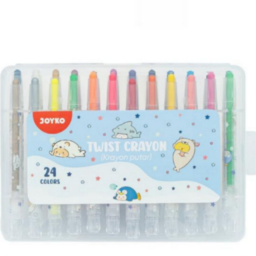 

Crayon Warna Putar Mini Krayon Twist 24 Colours