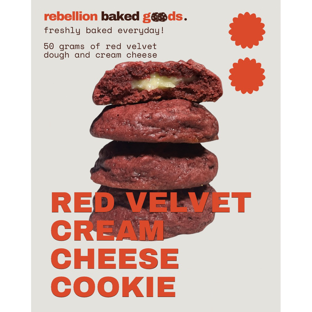 

SOFT COOKIES red velvet cheese - rebellion baked goods