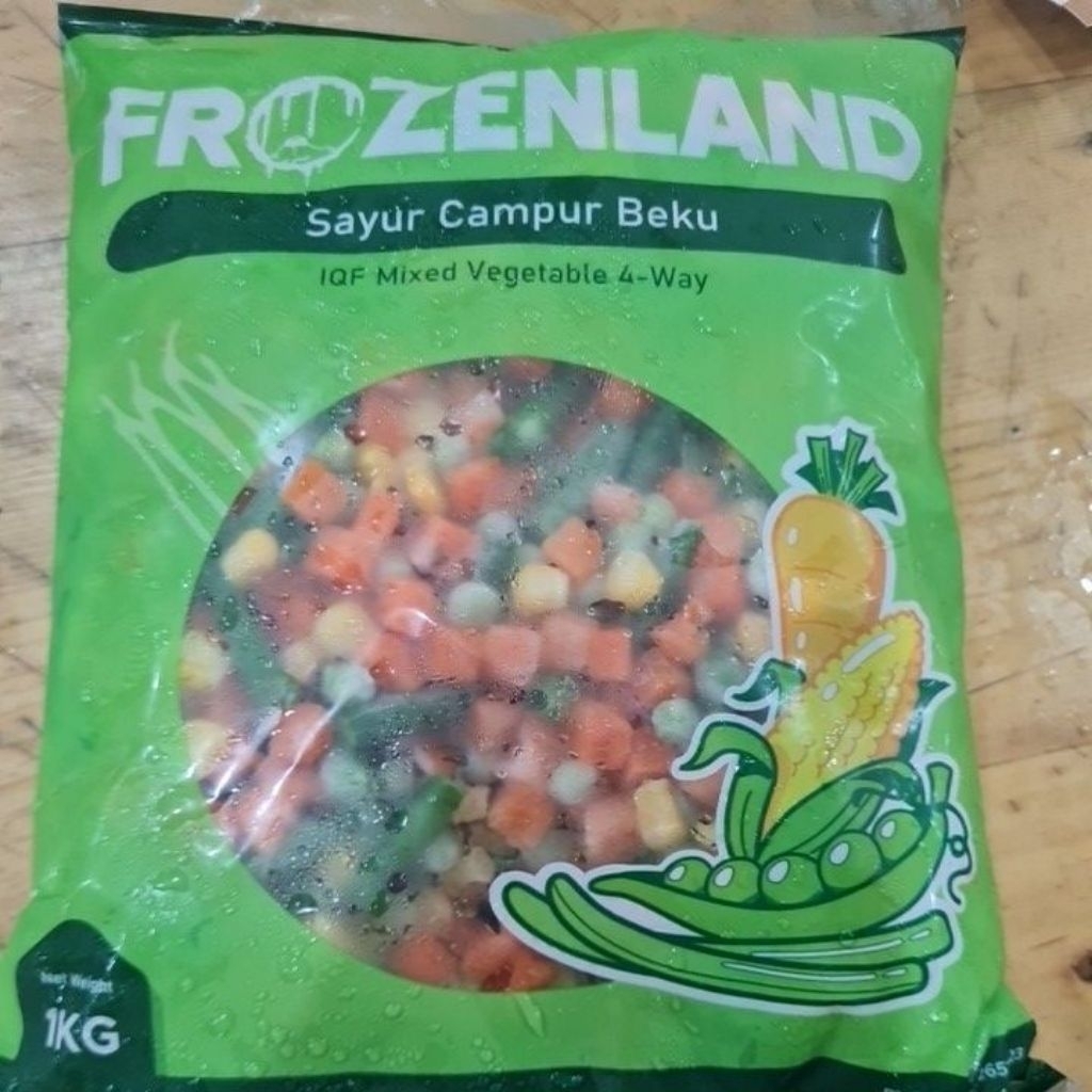 

FROZENLAND SAYUR MIX BEKU 1KG