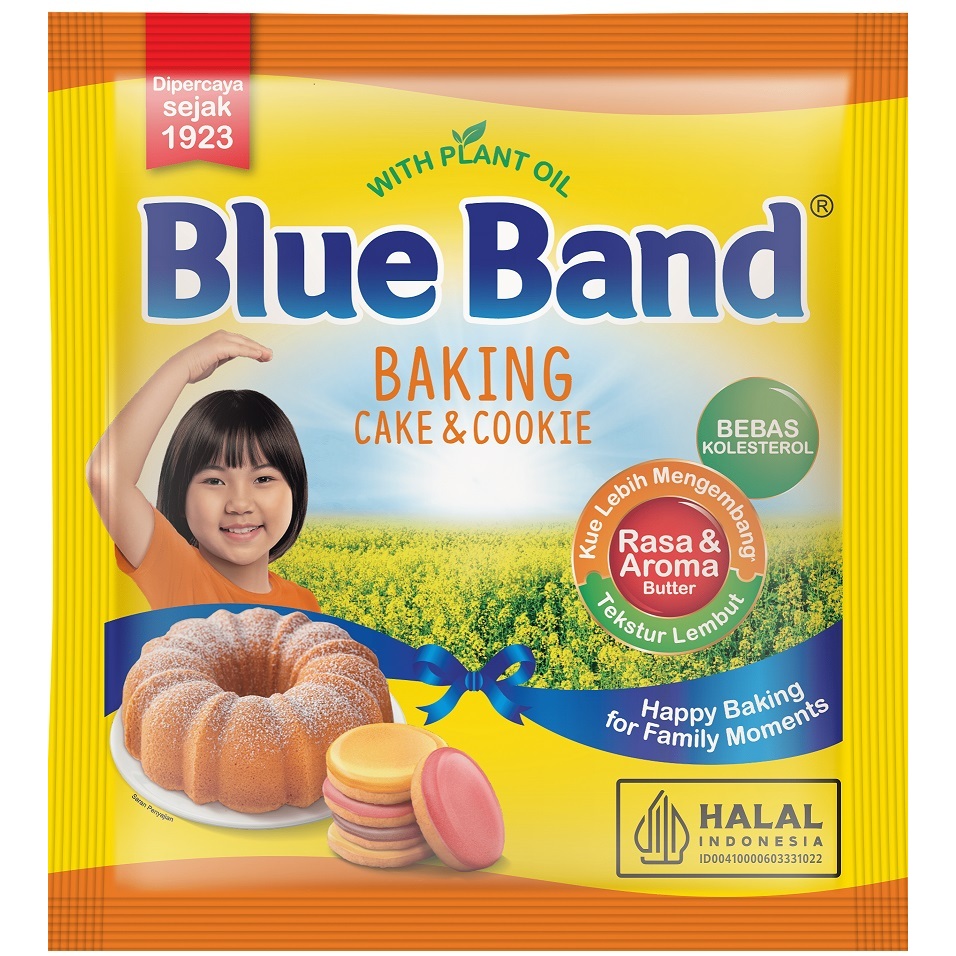 

Blueband Cake & Cookie 200g Sachet – Aroma Butter & Margarin