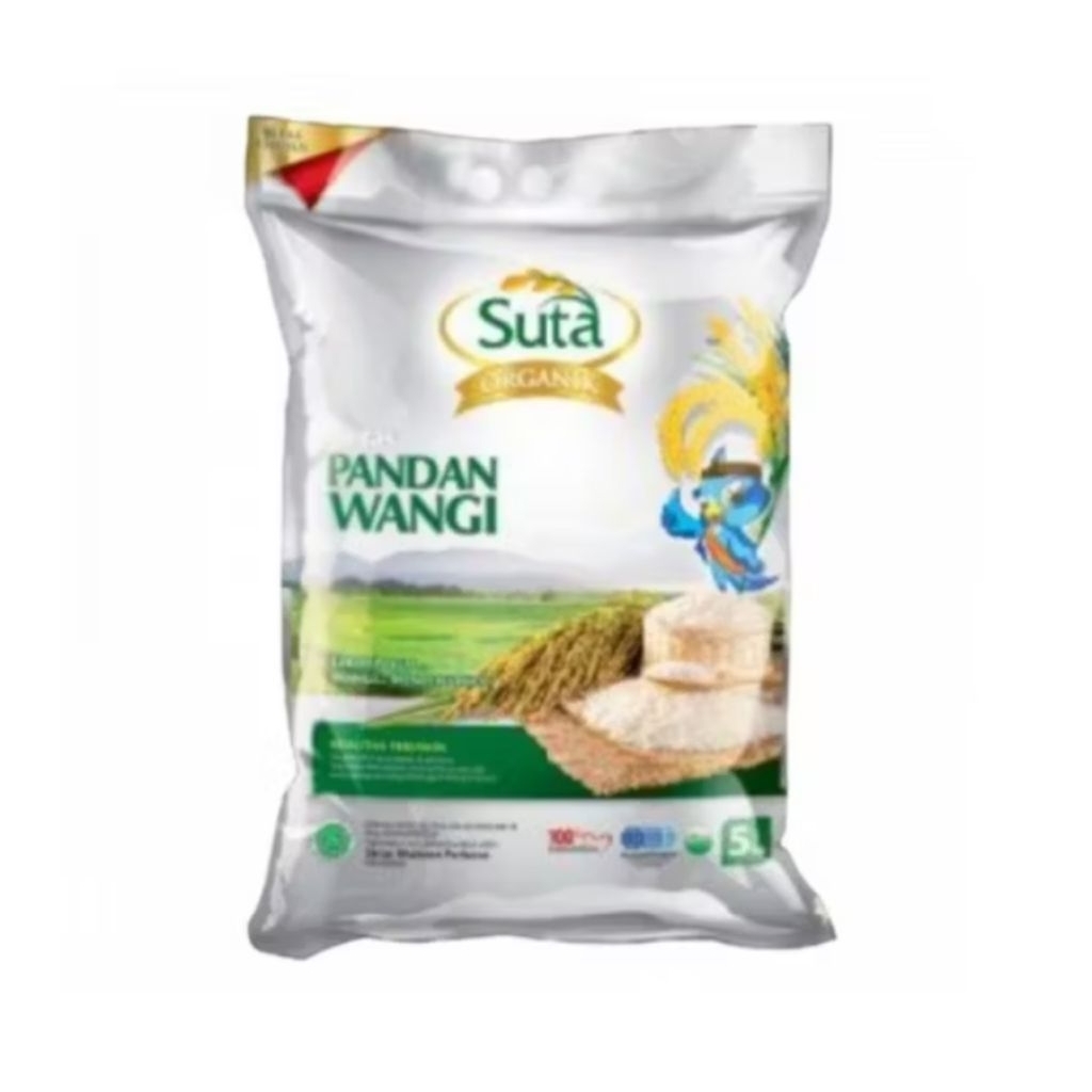 

Suta Beras Organik Pandan Wangi Pulen Premium 2kg