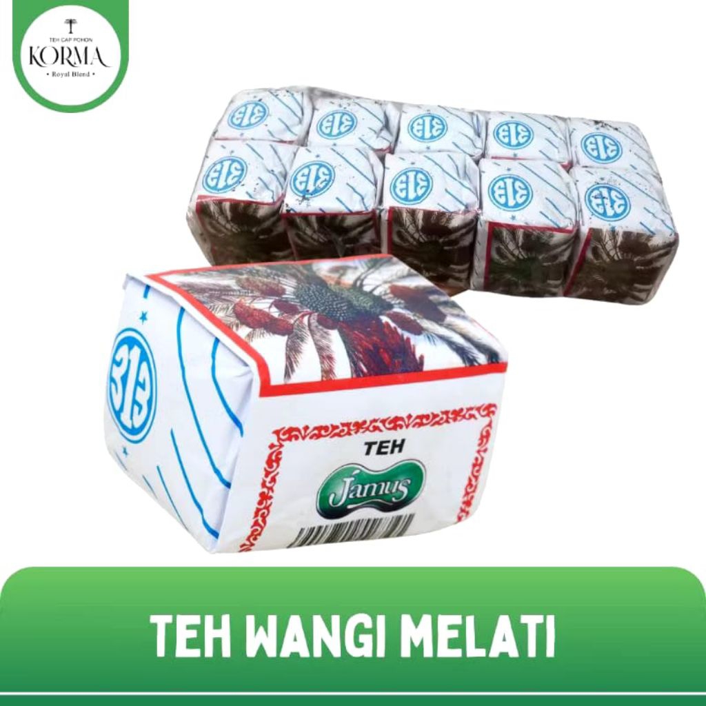 

Teh 313 Cap Pohon Kurma 40 gram isi 10
