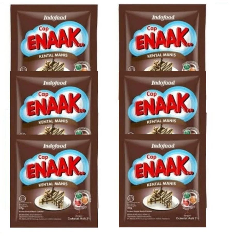 

Enaak SKM Rasa Coklat Sachet Isi 6 X 30 Gram
