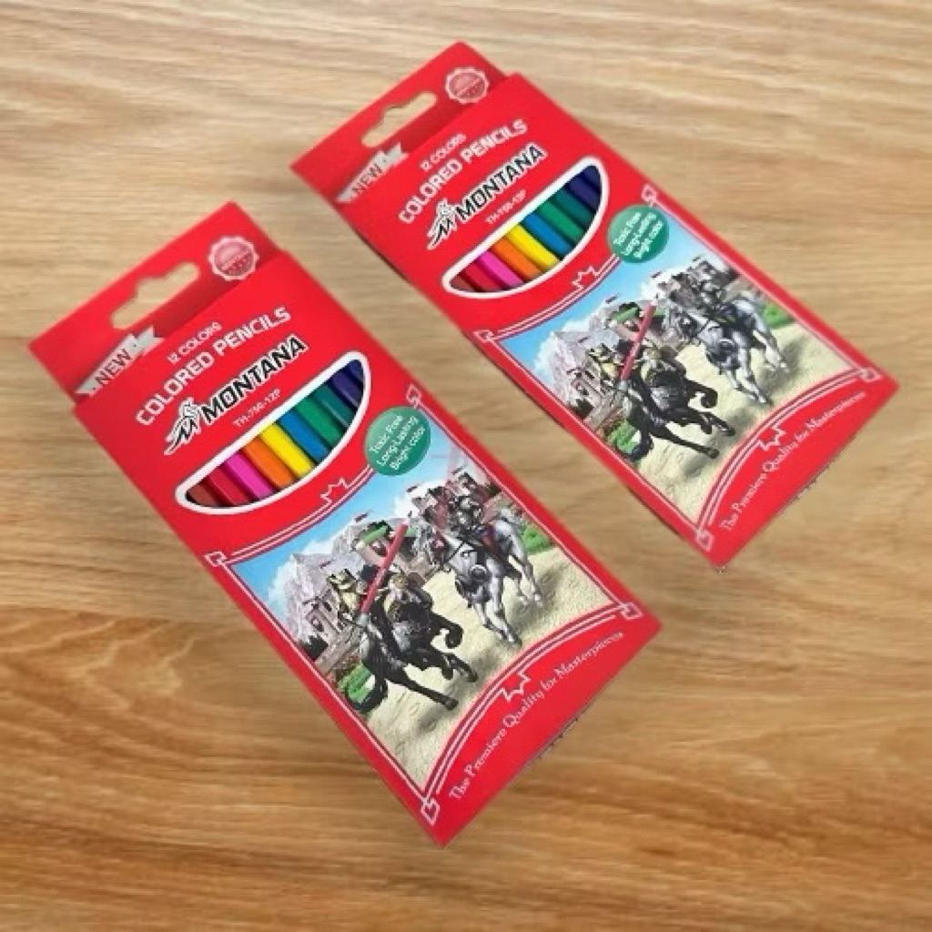 

pensil warna montana panjang isi 12 warna