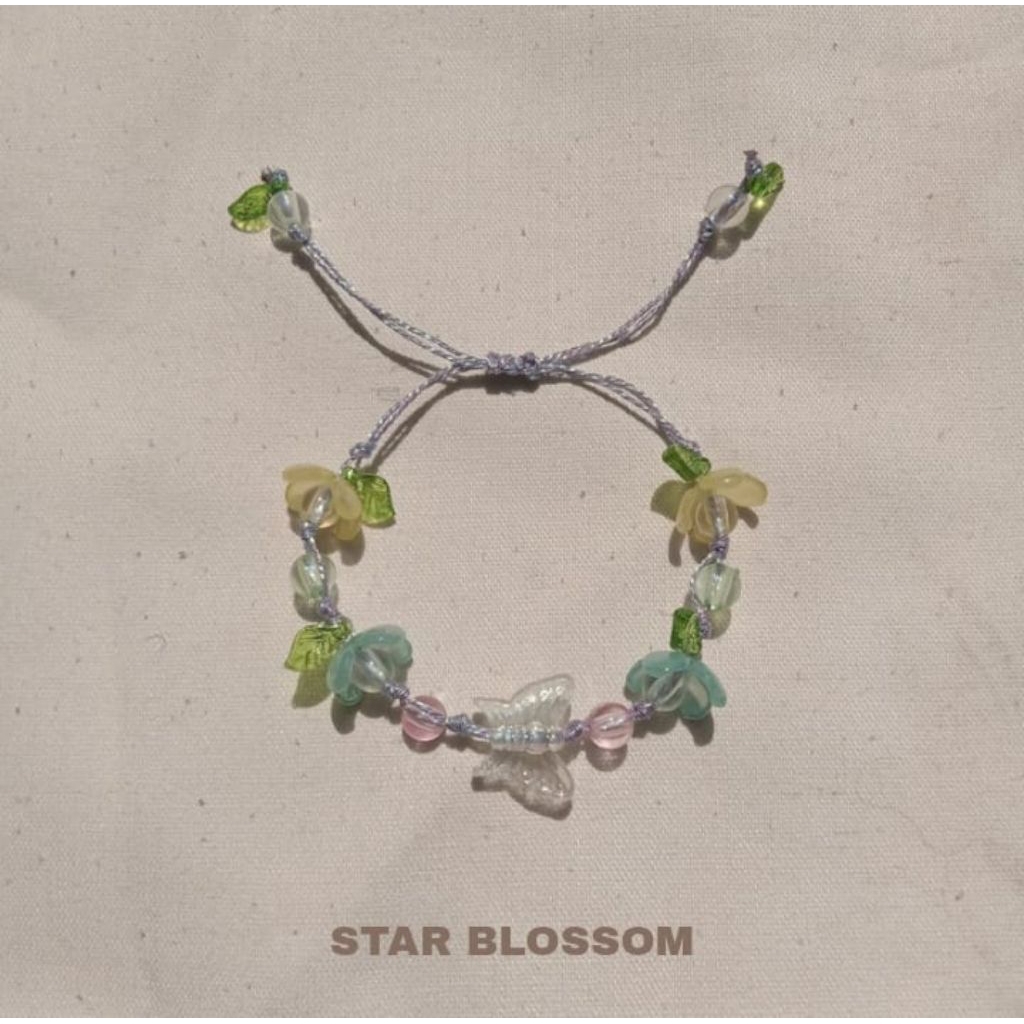 Gelang Manik | Bracelet Beads | Flower Beads