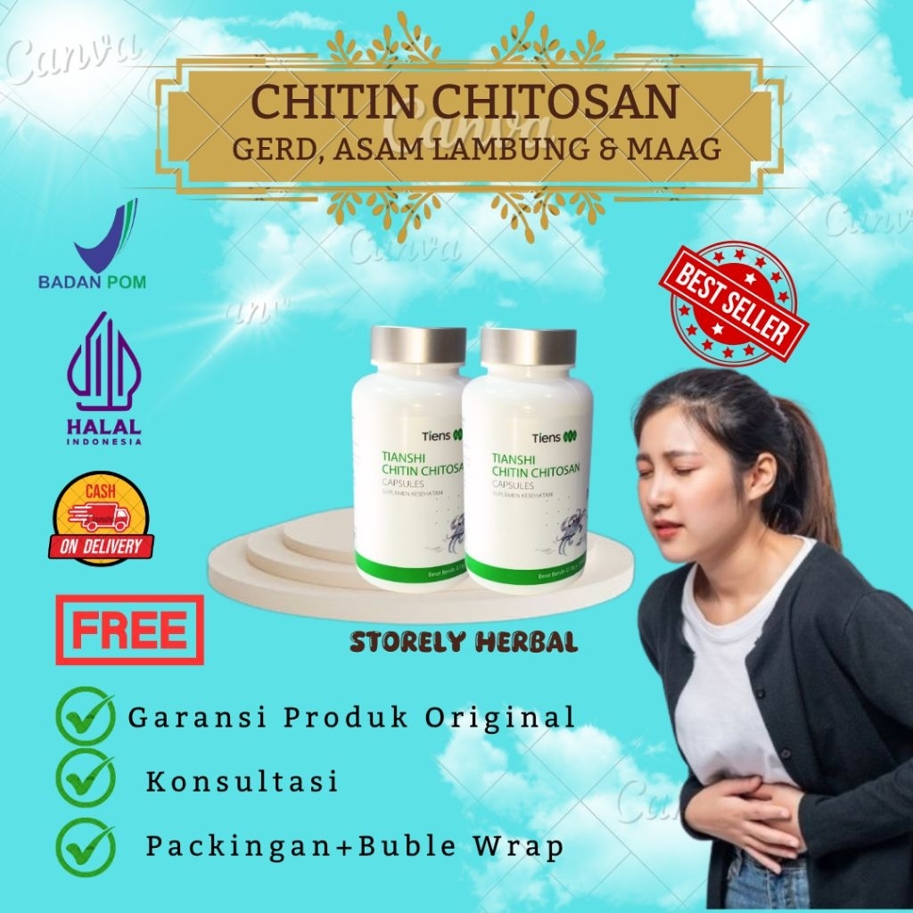 Obat Asam Lambung Kronis Maag Asam Lambung Chitin Chitosan Asam Lambung Obat Herbal Maag