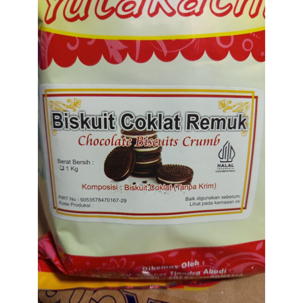 

Biskuit coklat remuk Yutakachi 1kg
