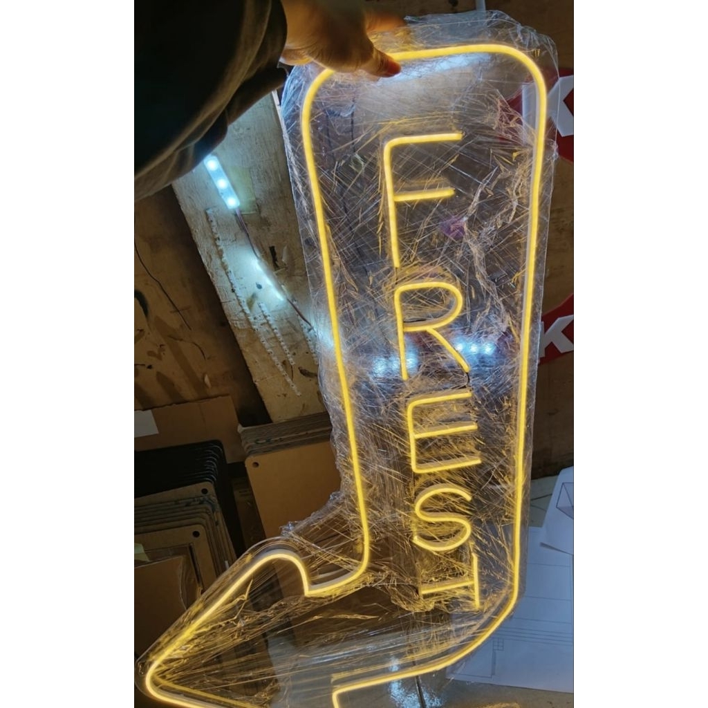 huruf neon flex custom