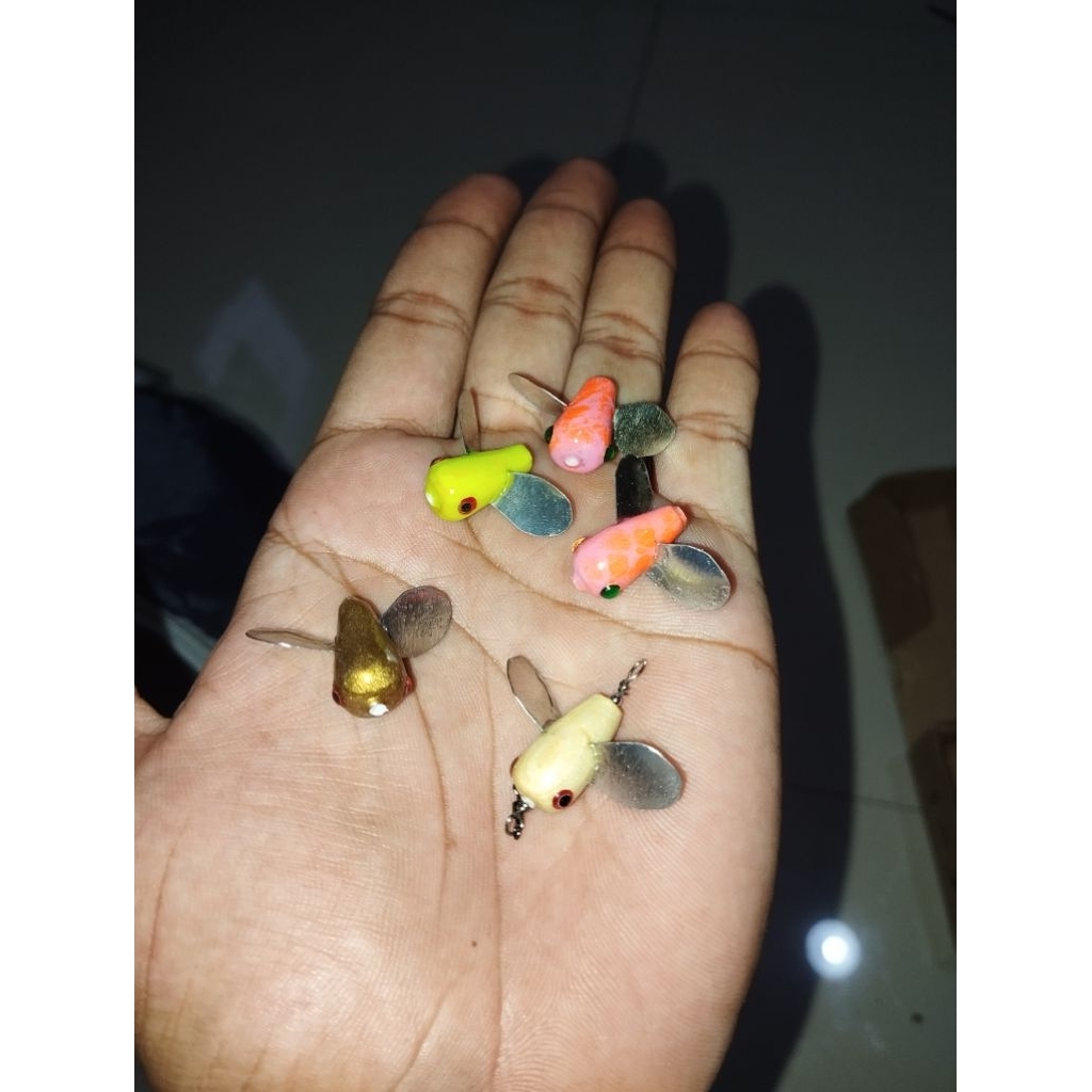 Umpan Casting Microfish Umpan Casting Chana Limbata, Wader, Red devil Nila