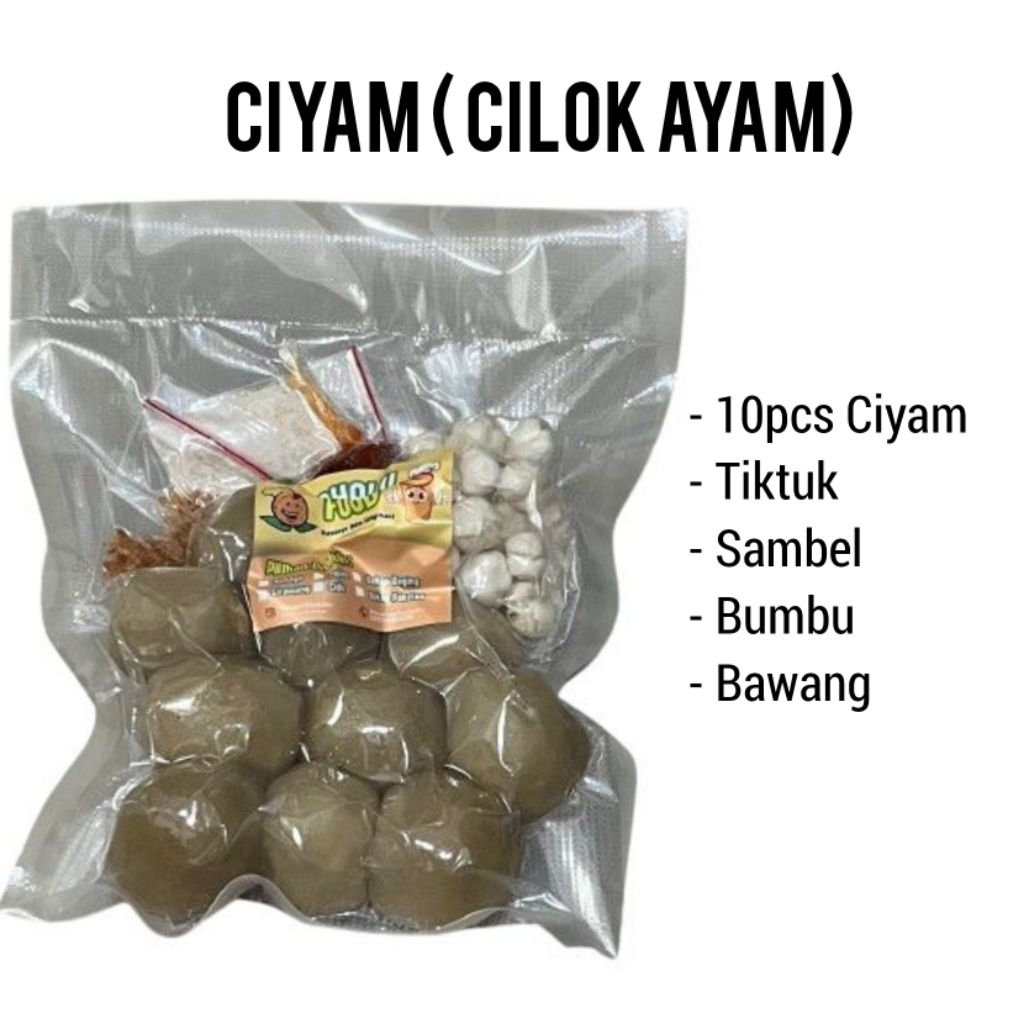 

Cilok Ayam (Ciyam) rasanya bikin ketagihan