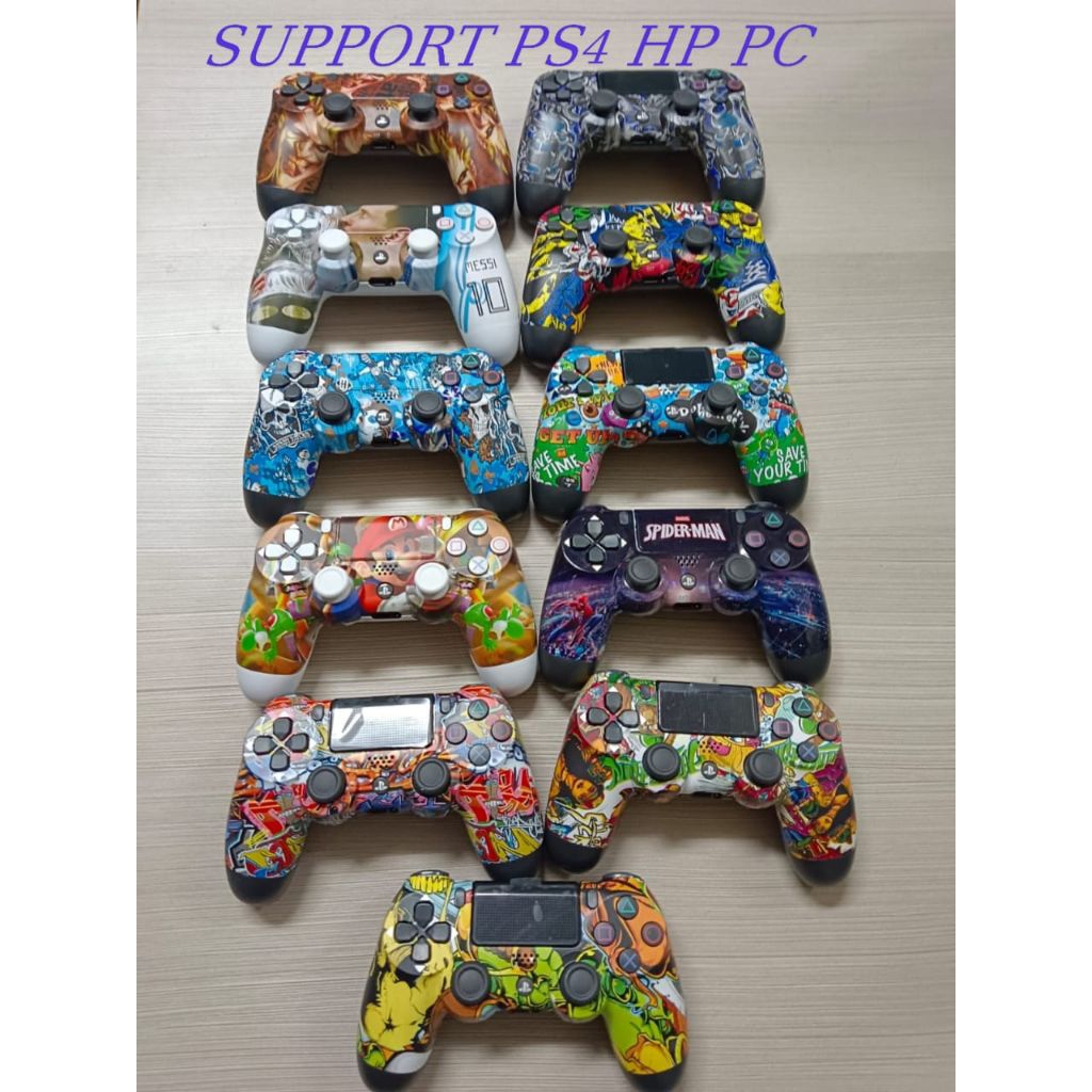 STIK PS4 OP MOTIF / STIK PS4 ORIGINAL PABRIK GAMBAR