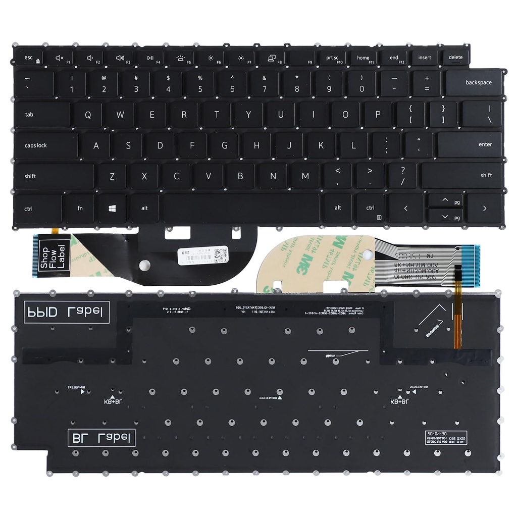 Keyboard Dell XPS 15 9500 9510 9520 P91F XPS 17 9700 9710 9720 P92F Precision 5550 5560 5570 5750 57