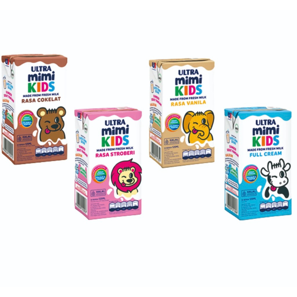 

Susu Ultra Mimi Kids All Varian 125 ml