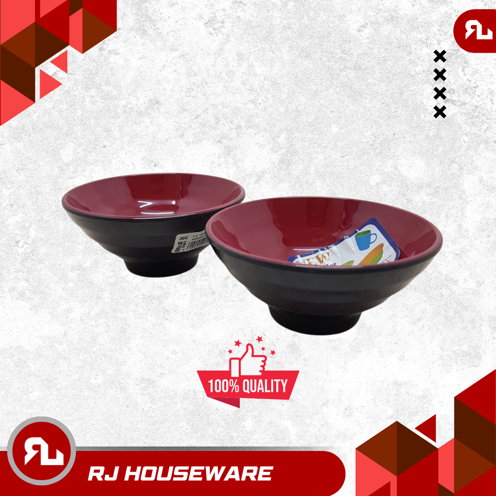 Mangkok Nasi Melamin Kecil Korea Oriental JME45 Onyx