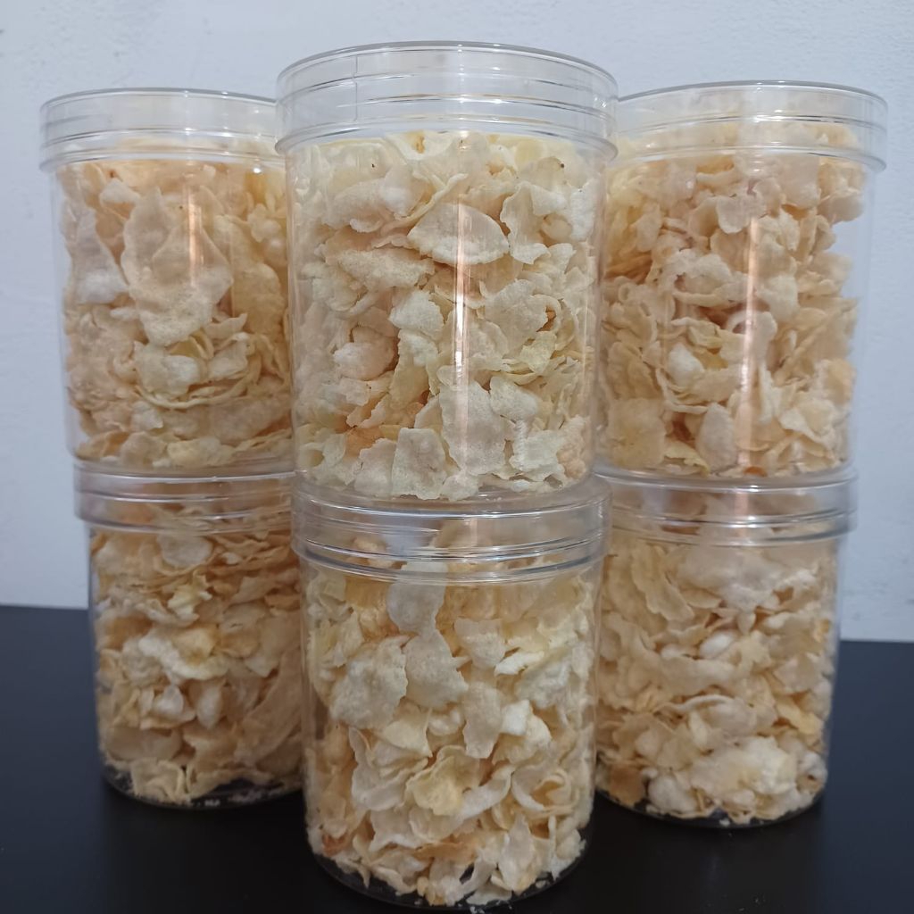 

Patahan Emping Goreng Toples 600ml