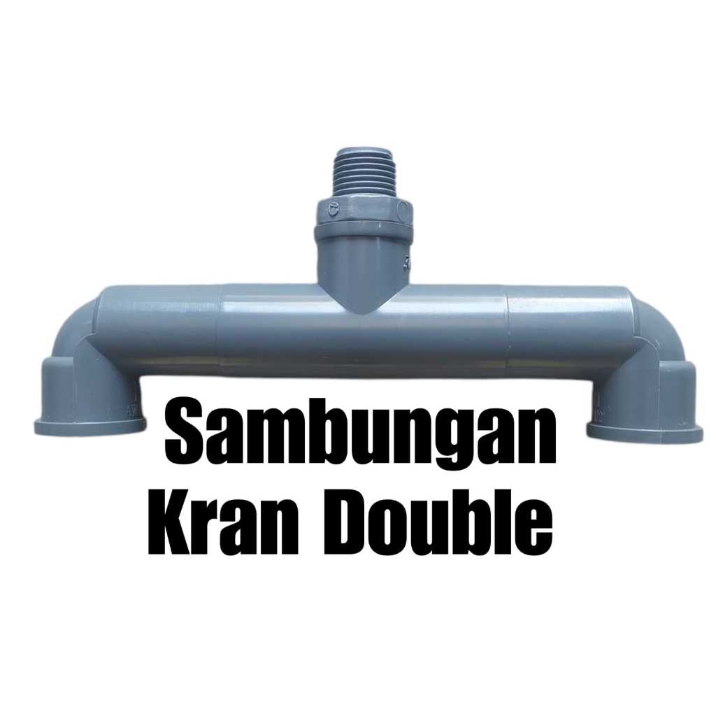 Konektor Sambungan Kran Air Cabang 2 Arah Drat Dalam Kuningan