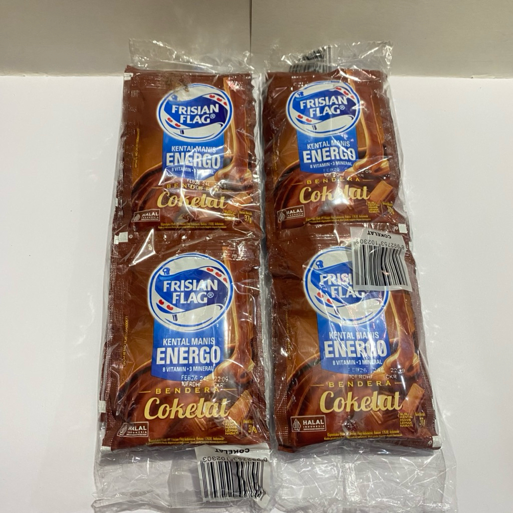 

Susu bendera cokelat - susu kental manis cokelat - frisian flag sachet (isi 6 sachet)