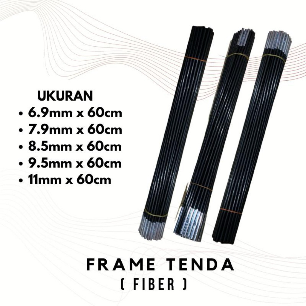 Frame Tenda Camping Fiber