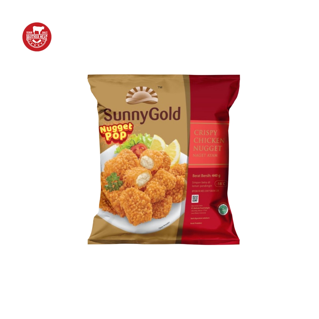 

Sunny Gold Crispy Chicken Nugget 440gr / Nugget Ayam Krispi - Brothermeatshop