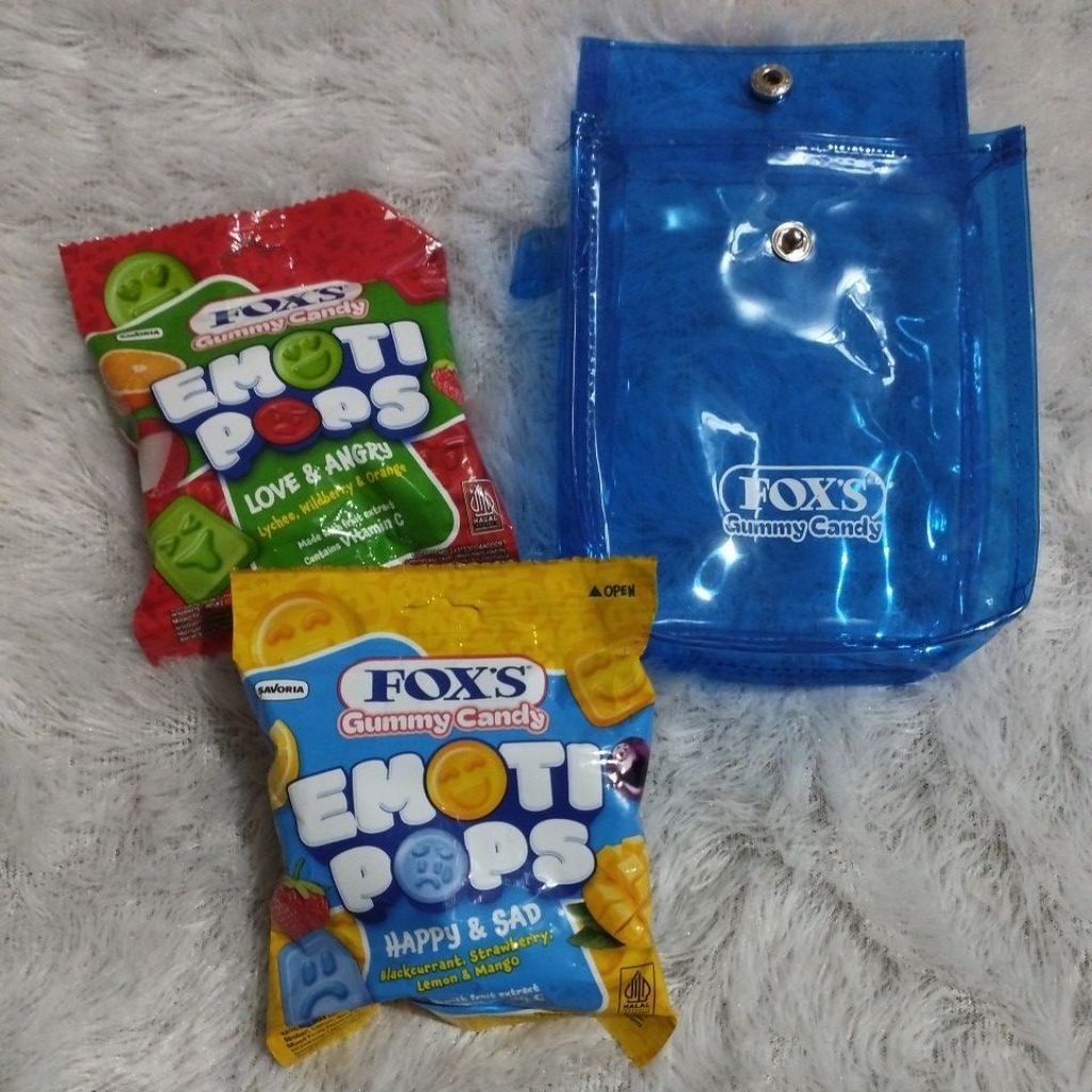 

Fox's Emoti Pops Gummy Candy free tas fox's prj