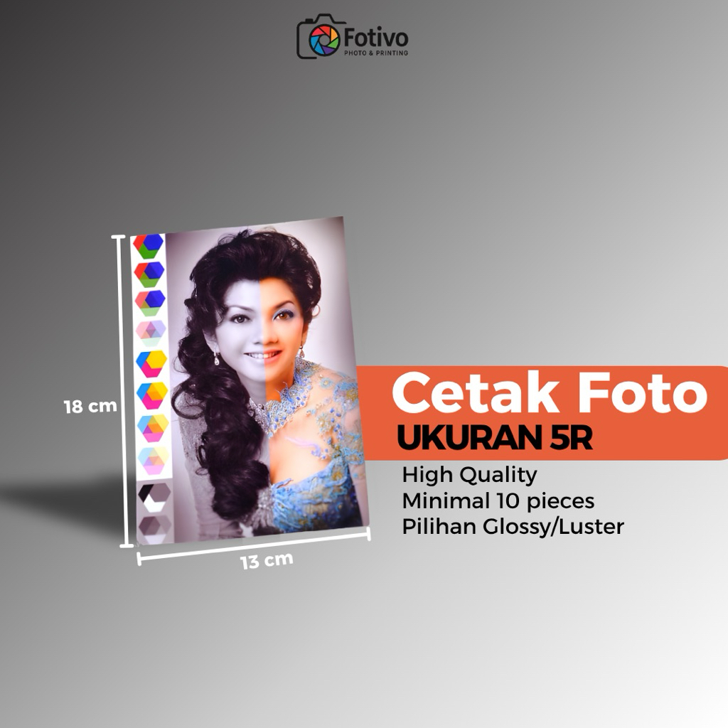 Cetak Foto 5R 13x18cm Kertas FujiFilm | High Quality Print | Mesin Fuji Frontier