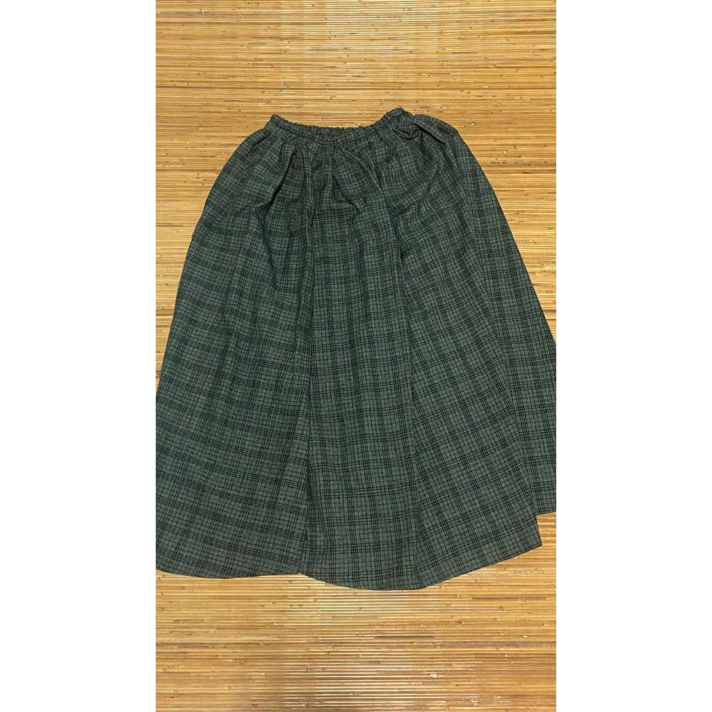 Rok Kotak Hijau Grey Army