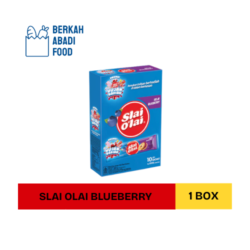 

Roma Slai Olai Rasa Blueberry Box Isi 10 Pcs x 32 Gram