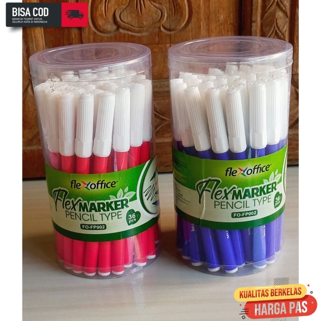 

Spidol Kecil Merah / Biru 1 Pack Isi 36 Pcs