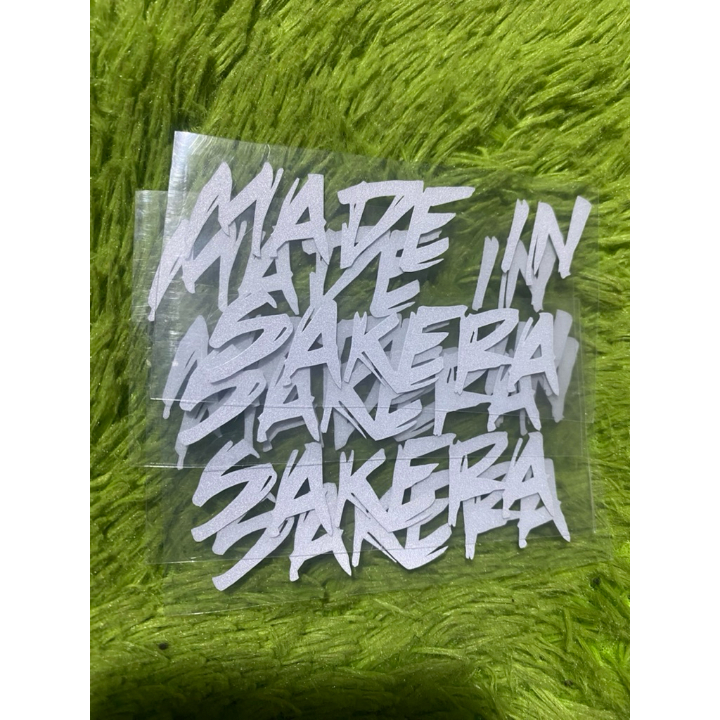 

sticker made in sakera