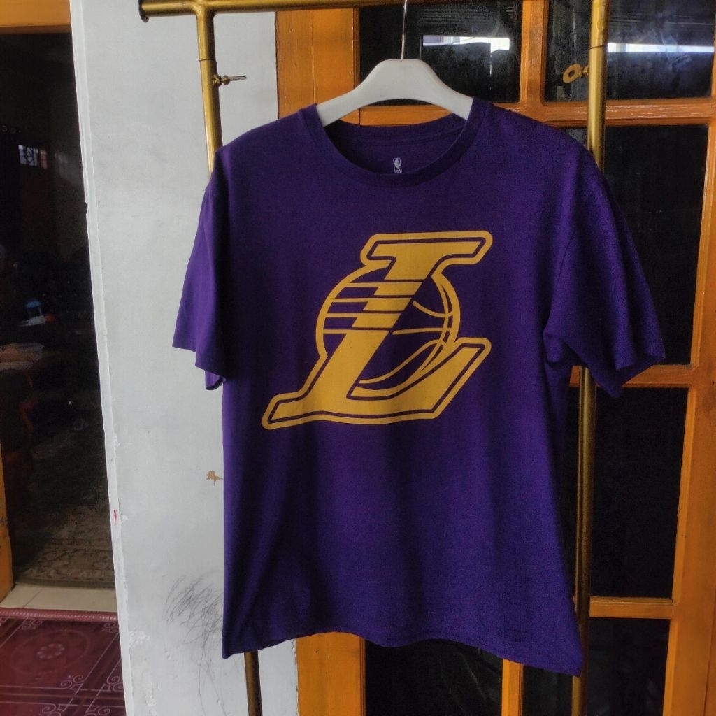 T-shirt NBA LAKERS/kaos cwok NBA LAKERS/kaos NBA seken/kaos seken original/