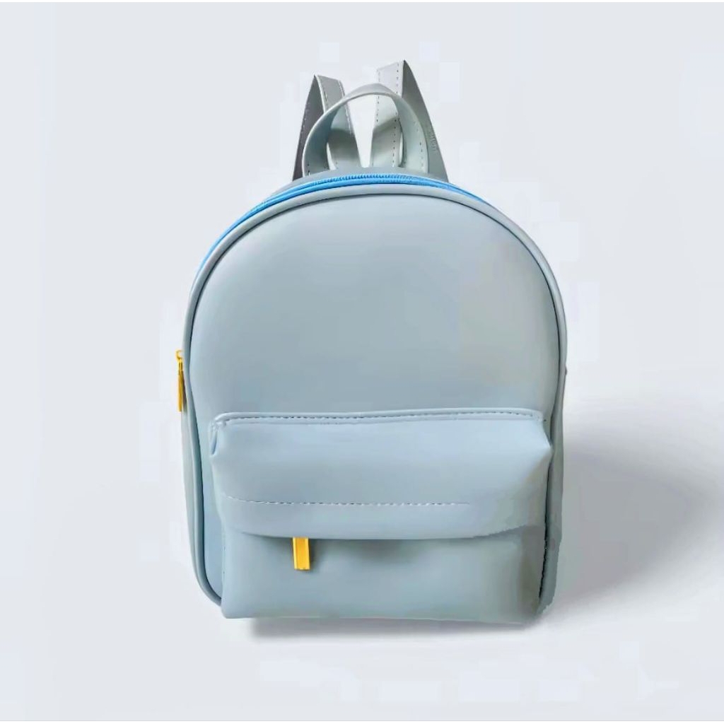 [READY STOCK] Tas Ransel Mini Wanita - Warna Pastel Biru Muda - Stylish & Minimalis