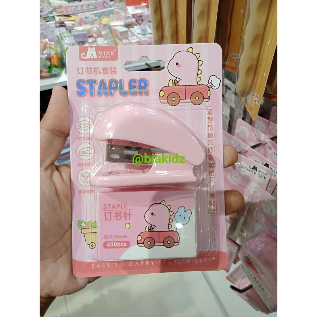 

Stapler Mini + isi stapler set