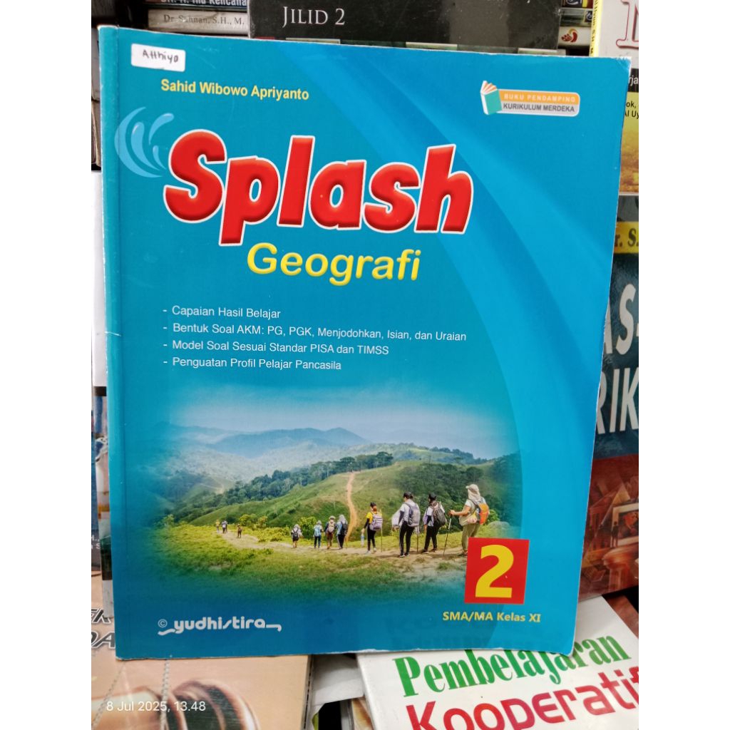 Buku Splash Geografi SMA Kelas 11 Kurikulum Merdeka /Yudhistira