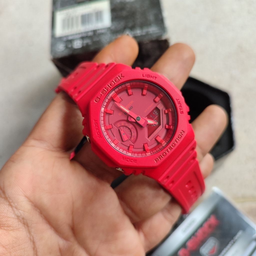 Casio G Shock Gshock GA 2100 Original Fullset Second Bekas