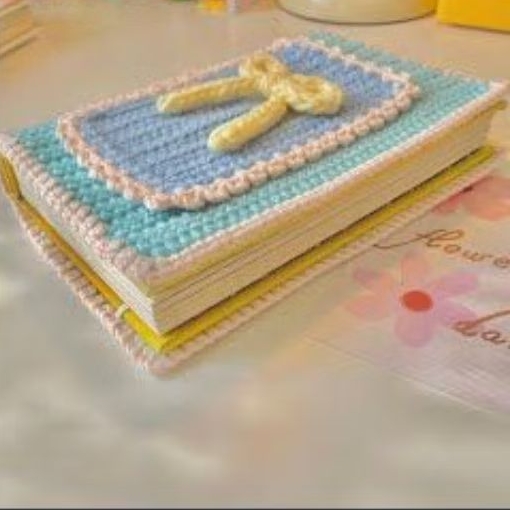 

Cover Book Crochet | Sampul Buku Rajut