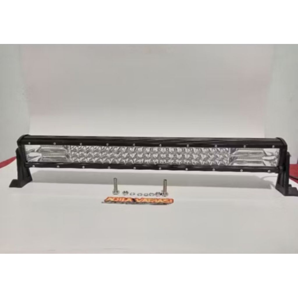 LED BAR LAMPU SOROT LED BAR 50 CM 3 BARIS PUTIH KUNING 5 MODE